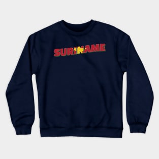 Suriname Vintage style retro souvenir Crewneck Sweatshirt